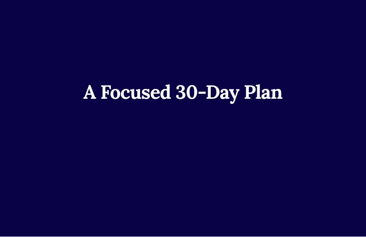 A Focused Day Plan